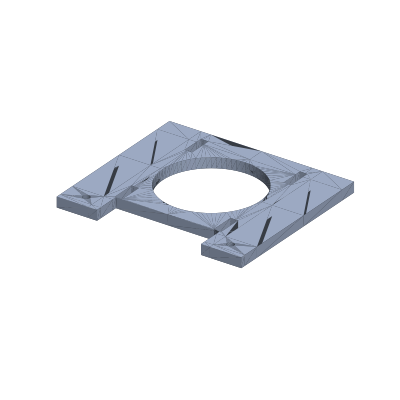 CAD render of Focuser Board v2