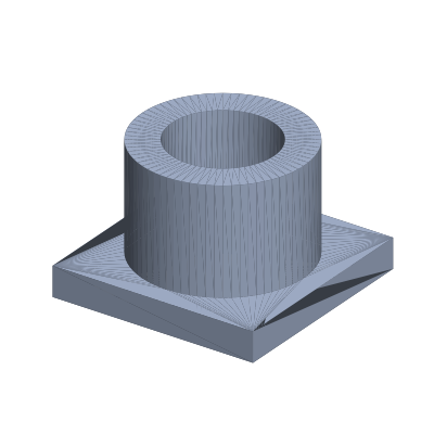 CAD render of Focuser