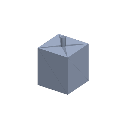 CAD render of NEMA 23 Stepper (Altitude)