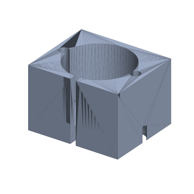 CAD render of Strut Connectors