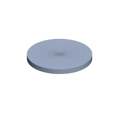 CAD render of Primary Mirror